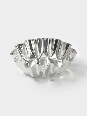 Форма для выпечки ромовой бабы, d=11.1 см, жесть, серебрситая