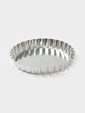 Форма для выпечки, d=21 см, жесть, серебристая