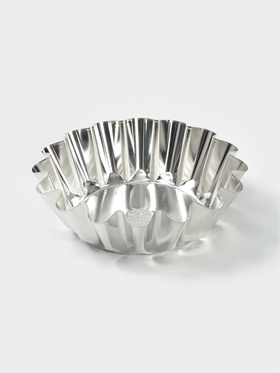 Форма для выпечки классическая, d=17.6 см, высокая, жесть, серебристая