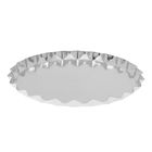 Форма для выпечки пиццы, d=25 см, h=2 см, большая, жесть, серебристая  (артикул 2070213)  большой выбор товаров оптом и в розницу по низким ценам с доставкой