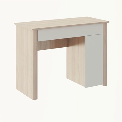 Туалетный столик «Глэдис», 1015×460×760 мм, цвет ясень шимо светлый/белый