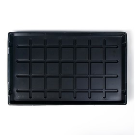 Поддон для рассады, 53?33?4.7 см, пластик, чёрный, Greengo (комплект 2 шт)