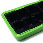 Мини - парник для рассады, 57×18×12 см, 3 вставки, 18 ячеек по 125 мл, пластик, Greengo - Фото 10