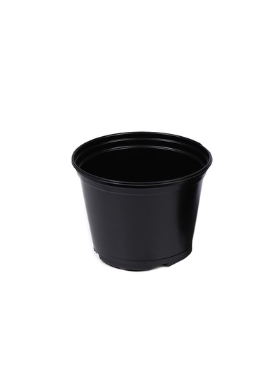 Горшок для рассады, 1 л, d=13 см, h=10.5 см, чёрный, Greengo