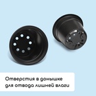 Набор для рассады: стаканы по 500 мл (8 шт.), поддон 40×30 см, чёрный, Greengo - Фото 2