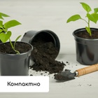 Набор для рассады: стаканы по 500 мл (8 шт.), поддон 40×30 см, чёрный, Greengo - Фото 7