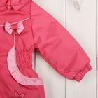 Комплект (куртка, брюки) для девочки, рост 86 см, цвет розовый/бордовый Ш-0142_М - Фото 4
