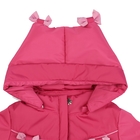 Комплект (куртка, брюки) для девочки, рост 98 см, цвет розовый/бордовый Ш-0142 - Фото 2