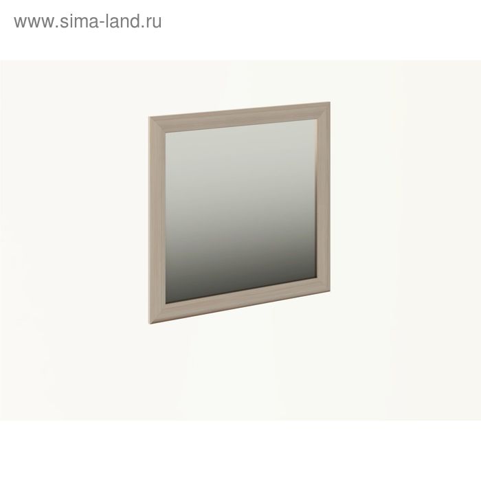 Зеркало интерьерное настенное «Глэдис», 700×20×700 мм, цвет ясень шимо светлый/белый - Фото 1