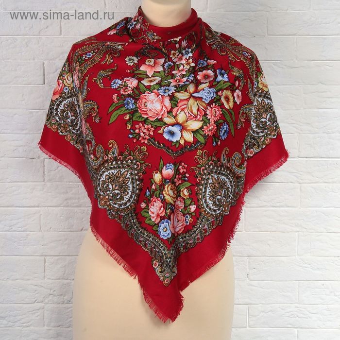 Платок текстильный женский SH1505_3, размер 100х100 см - Фото 1