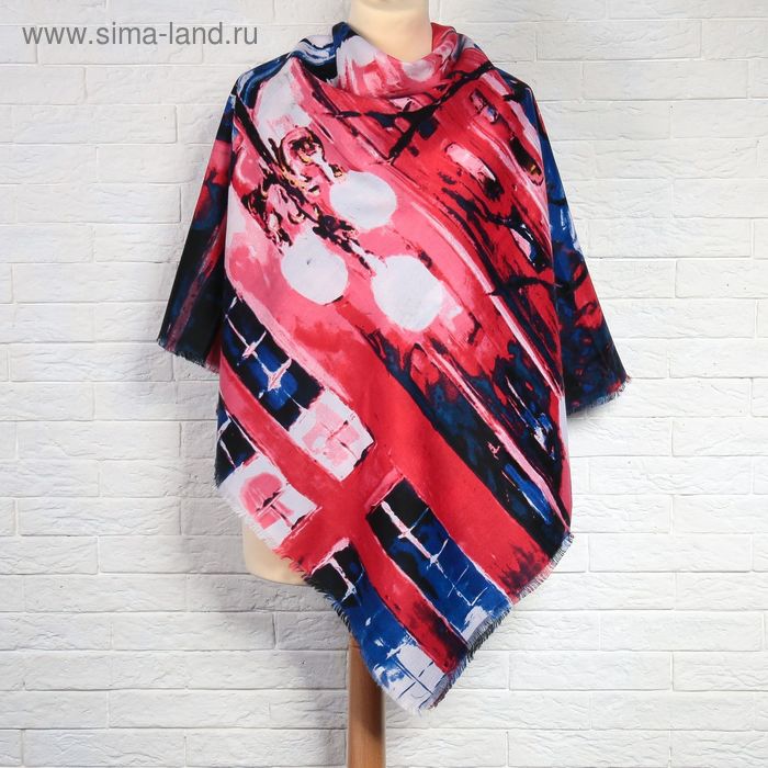 Платок текстильный женский FC611_10-7, размер 130х130 см - Фото 1