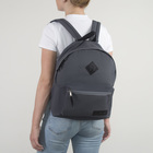 Рюкзак молодёжный. отдел на молнии, наружный карман, цвет серый - Фото 1