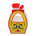 Коробочка подарочная для яйца "Со Светлой Пасхой. Городецкая роспись" - Фото 2