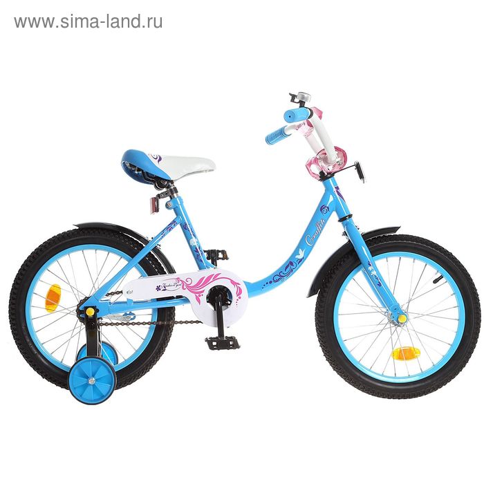 Велосипед двухколесный 16" GRAFFITI Fashion girl, цвет: синий УЦЕНКА - Фото 1
