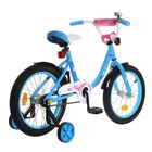 Велосипед двухколесный 16" GRAFFITI Fashion girl, цвет: синий УЦЕНКА - Фото 4