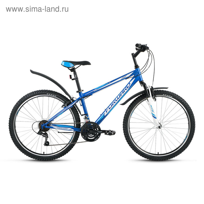 Велосипед 26" Forward Sporting 1.0, 2017, цвет синий, размер 19"