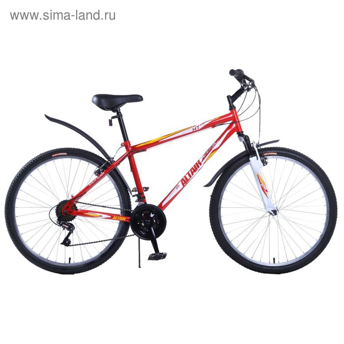 Велосипед 26" Altair MTB HT 26 2.0, 2017, цвет красный, размер 19"