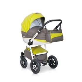 Коляска 2 в 1 Expander Mondo Ecco, цвет серый, лимон