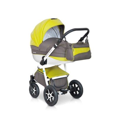 Коляска 2 в 1 Expander Mondo Ecco, цвет серый, лимон