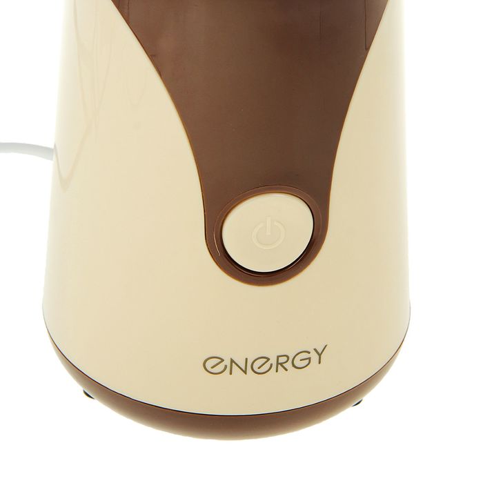 Кофемолка ENERGY EN-106, электрическая, 150 Вт, 50 г, коричневая - фото 51343851