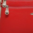 Сумка женская, отдел с перегородкой, 2 наружных кармана, длинный ремень, цвет красный - Фото 4