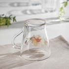 Кружка ОСЗ «Акварельные цветы», 250 мл, стекло, рисунок МИКС - Фото 5