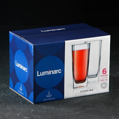 Набор стаканов Luminarc Стерлинг, 330 мл, 6 шт., стекло, прозрачный