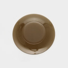 Тарелка десертная стеклянная Ambiente Eclips, d=19,6 см, цвет коричневый - Фото 4