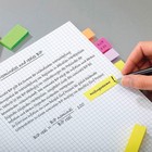 Закладки с клеевым краем эконом, 12x50 мм, 4 цвета по 25 листов, STAFF, бумажные, европодвес - Фото 3