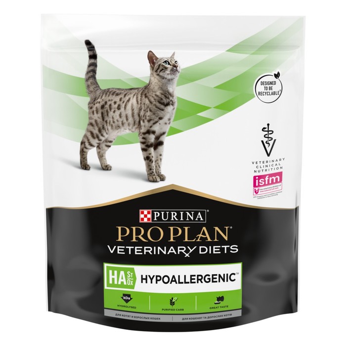 Сухой корм PURINA FELINE HA диета для кошек, профилактика аллергии, 325 г - Фото 1