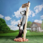 Садовая фигура из полистоуна «Собака - Объект охраняется», 59×20×24.5 см - Фото 5