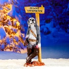 Садовая фигура из полистоуна «Собака - Объект охраняется», 59×20×24.5 см - Фото 8