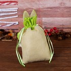 Подарочная сумочка "Щекастый зайка" в горошек, цвета МИКС - Фото 2