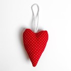 Мягкая игрушка-подвеска «Двойное сердце», с пуговкой, цвета МИКС - Фото 2