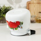 Чайник эмалированный, 3,5 л, рисунок МИКС - Фото 4