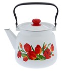 Чайник эмалированный, 3,5 л, рисунок МИКС - Фото 6