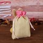 Подарочная сумочка "Зайка", на ушках сердечки, цвета МИКС - Фото 2