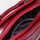 Сумка женская на молнии, 1 отдел, наружный карман, цвет красный - Фото 5