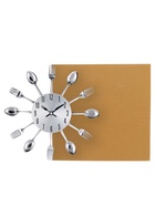 Часы настенные, серия: Кухня, "Столовые приборы", дискретный ход, d-31 см, циферблат 13.5 см 1586081