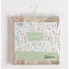 Скатерть «Доляна» Кружево 110×146 см, 100% хлопок, рогожка, 164 г/м² - Фото 4