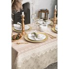 Скатерть «Доляна» Кружево 145×146 см, 100% хлопок, рогожка, 164 г/м² - Фото 2