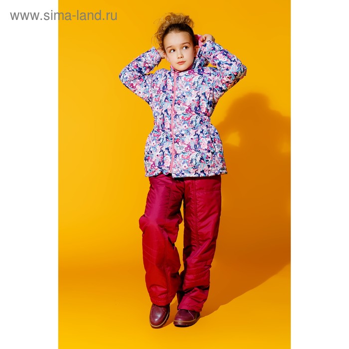 Куртка для девочки, рост 116 см, цвет розовый КД-15/7 - Фото 1