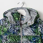 Куртка для мальчика, рост 122 см, цвет серый/зелёный КМ-10/6 - Фото 6