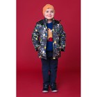 Куртка для мальчика, рост 104 см, цвет чёрный КМ-10/23 - Фото 3