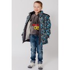 Куртка для мальчика, рост 128 см, цвет синий КМ-11/9 - Фото 4