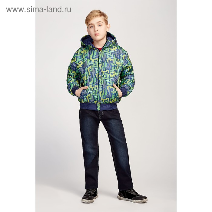 Куртка для мальчика, рост 146 см, цвет лайм КМ-12/18 - Фото 1