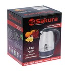 Чайник электрический Sakura SA-2710W, стекло, 1.7 л, 1850-2200 Вт, подсветка, белый - Фото 8