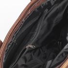 Сумка женская, отдел на молнии, наружный карман, длинный ремень, цвет бежевый - Фото 5