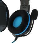Наушники Smartbuy RUSH VIPER, игровые, полноразмерные, микрофон, 3.5 мм, 1+2 м, чёрно-синие - Фото 2