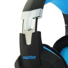 Наушники Smartbuy RUSH VIPER, игровые, полноразмерные, микрофон, 3.5 мм, 1+2 м, чёрно-синие - Фото 3